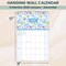 bloom daily planners 2026 Hanging Calendar, 11" x 17", Holiday Icons